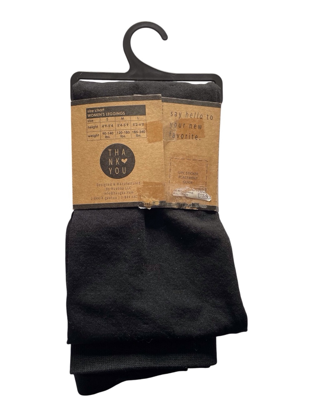 Brand new GAA HUU Women's Black Leggins( M)- Comfy Cozy Lifestyle. - Picture 2 of 3